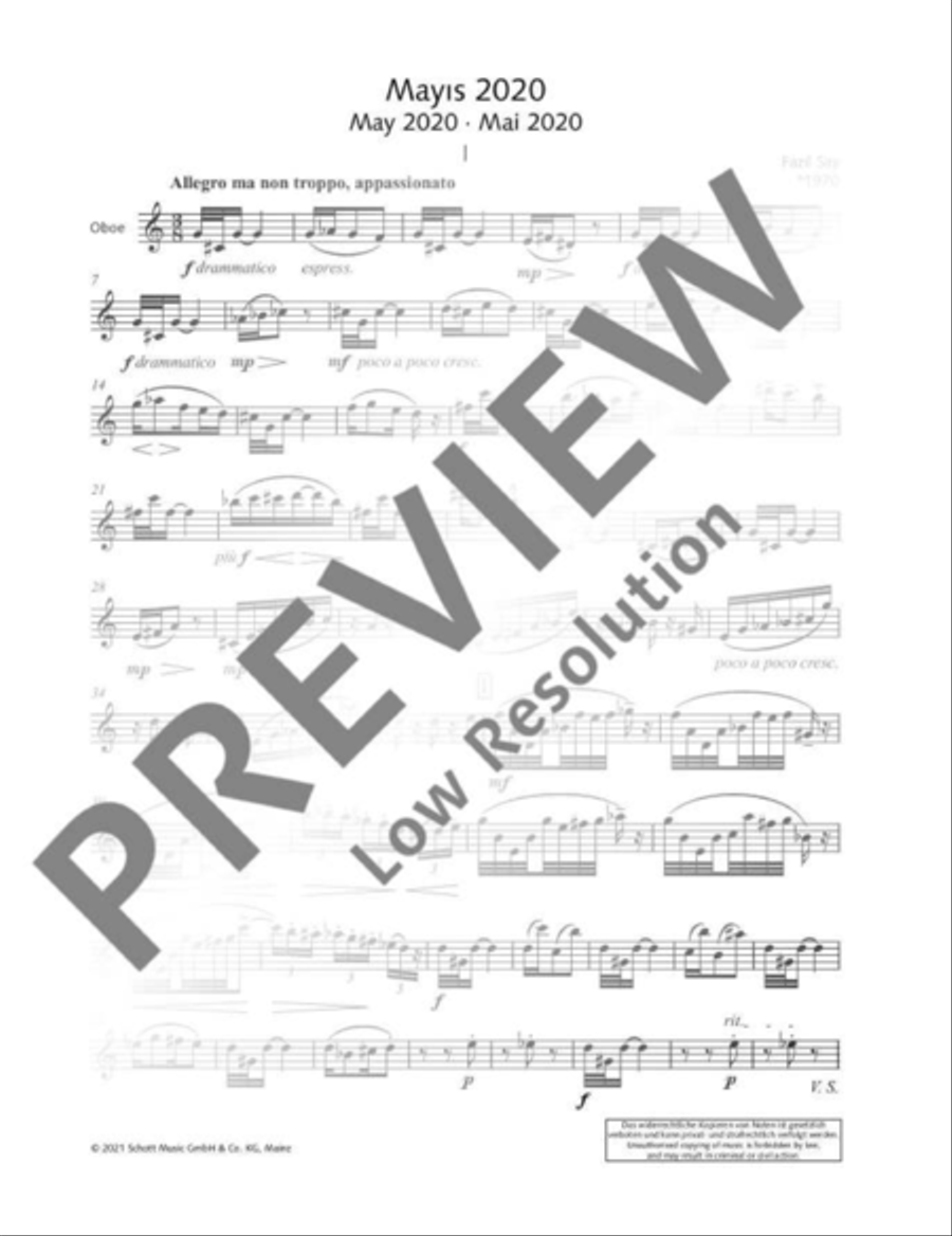 Mayıs 2020 Oboe Solo scores gallery preview page 6