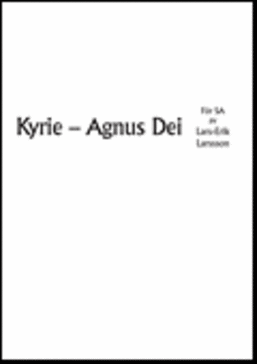Kyrie - Agnus Dei Kyrie - Agnus Dei SA scores gallery preview page 1