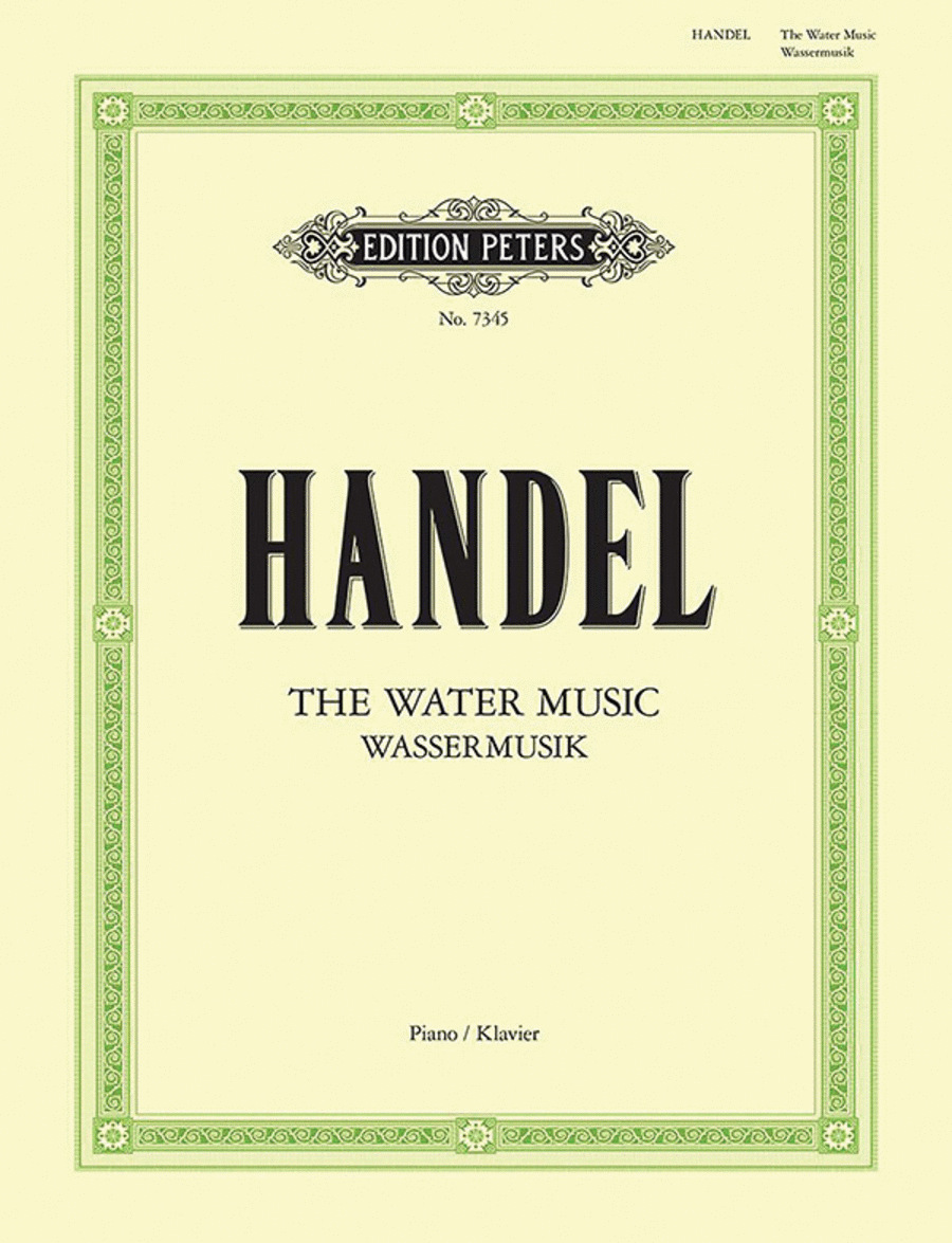 Water Music Piano Solo scores gallery preview page 1
