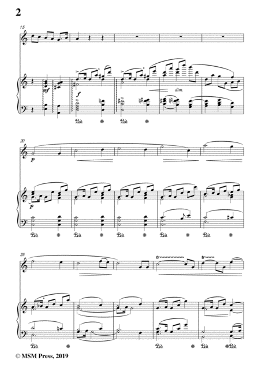 Richard Strauss-Nichts, for Violin and Piano Violin Solo scores gallery preview page 4