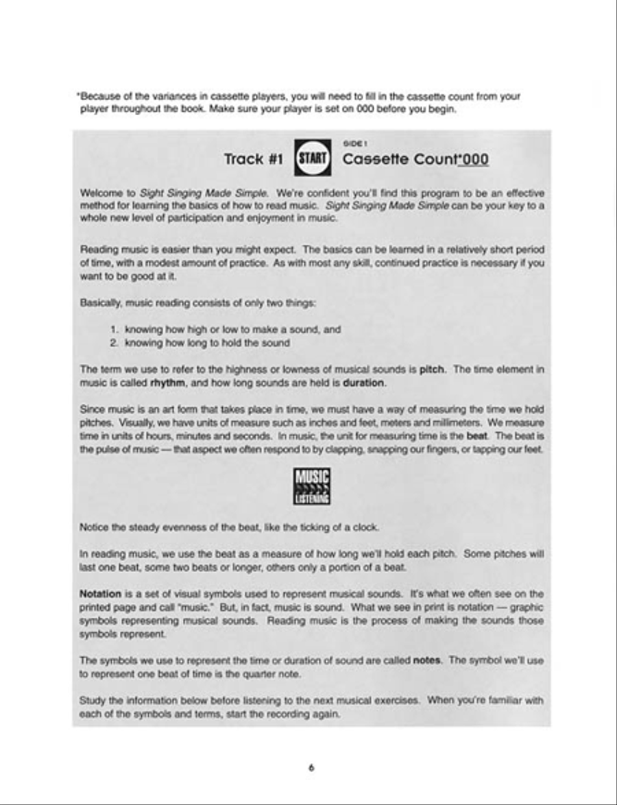 Sight Singing Made Simple (Resource) Choir scores gallery preview page 3