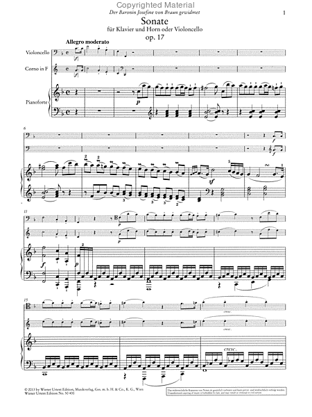 Sonate Op. 17