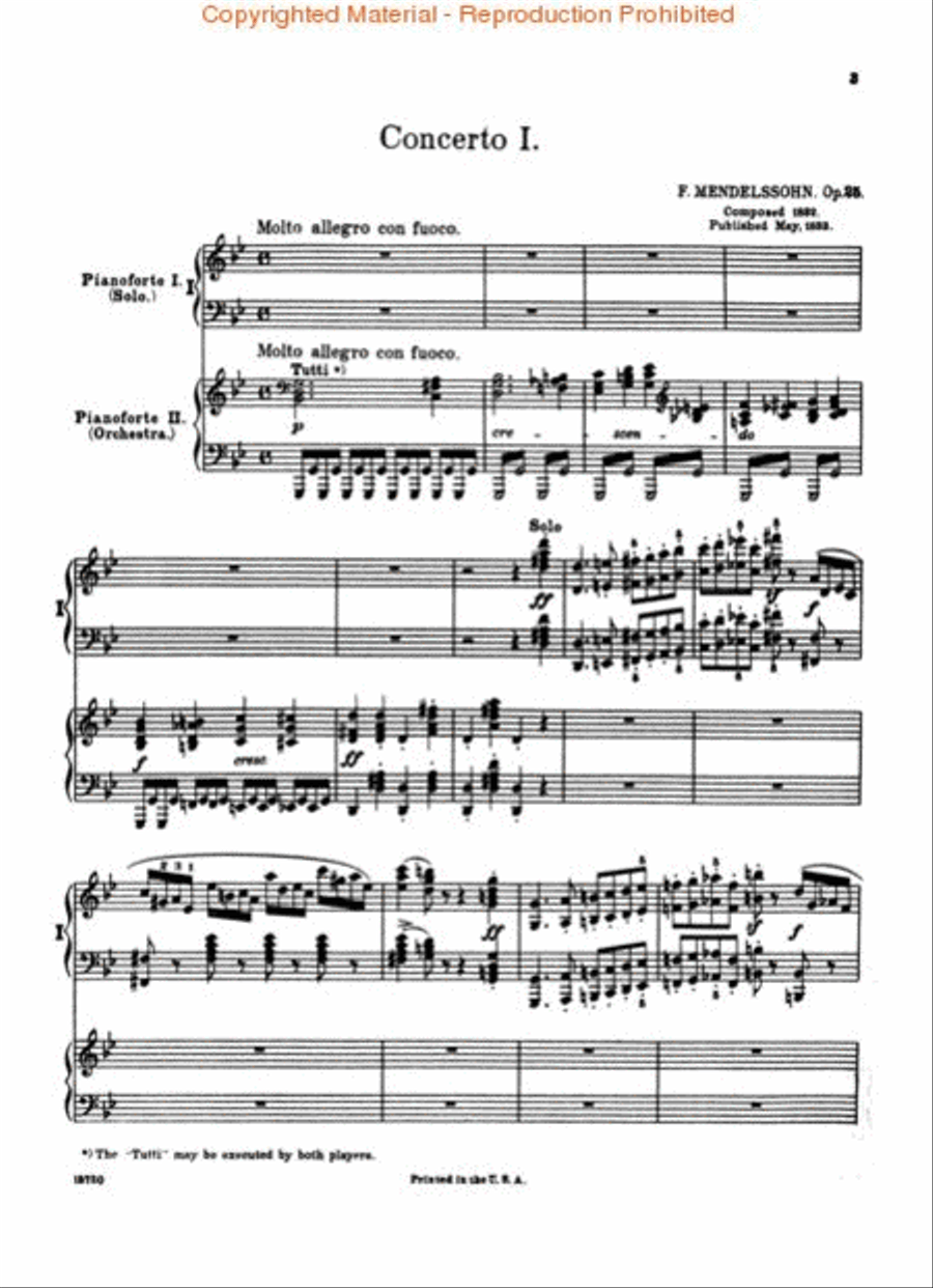 Concerto No. 1 in G Minor, Op. 25 Piano scores gallery preview page 2