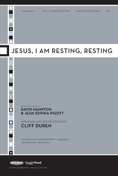 Jesus, I Am Resting, Resting - Orchestration