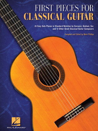 Book cover for First Pieces for Classical Guitar
