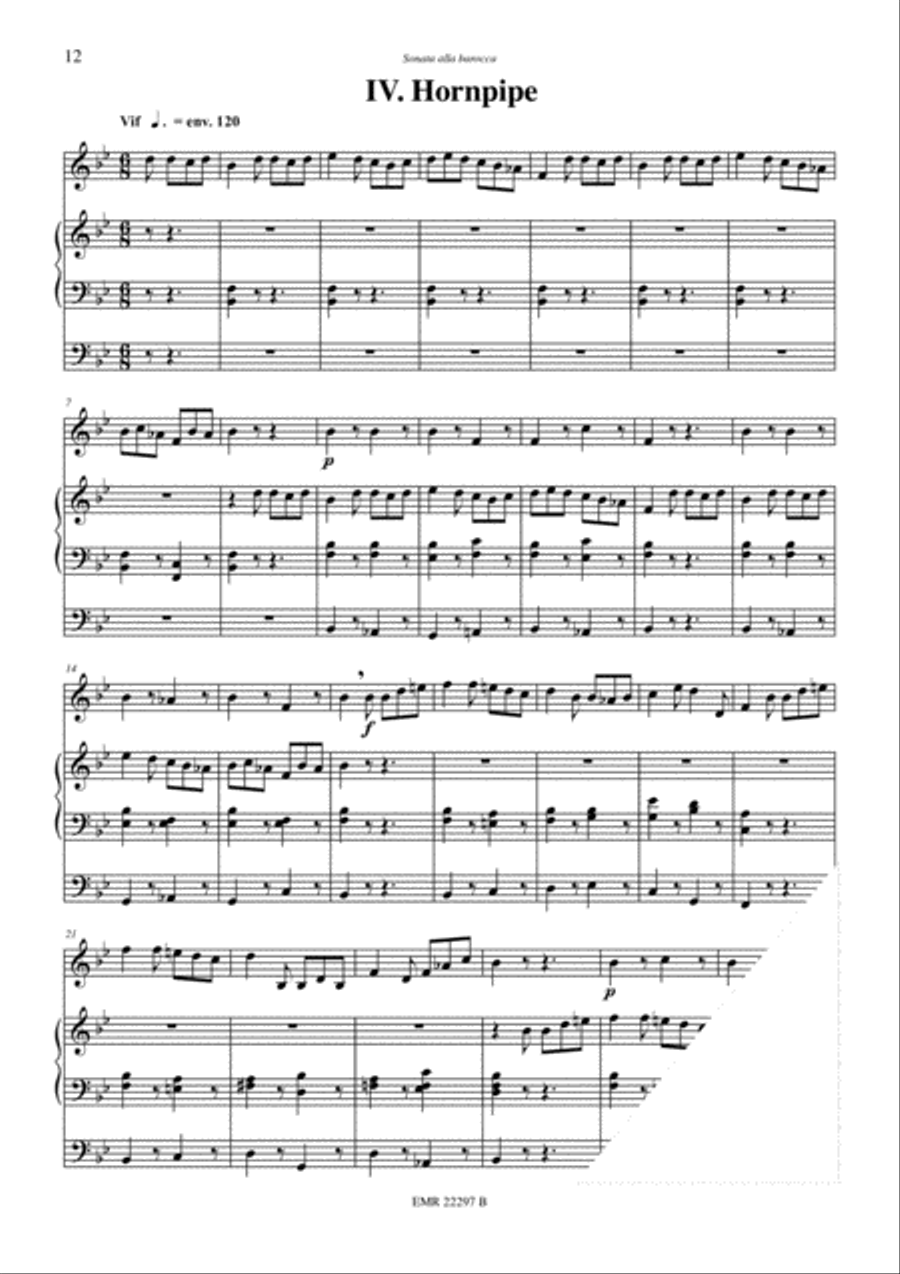 Sonata alla Barocca B-Flat Trumpet scores gallery preview page 7