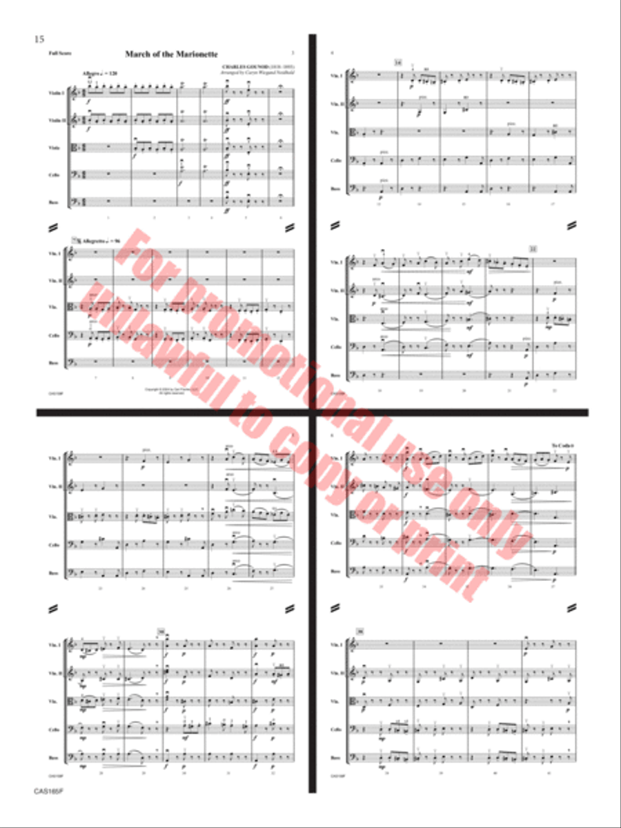 Pachelbel's Rhapsody Pachelbel's Rhapsody Orchestra scores gallery preview page 15