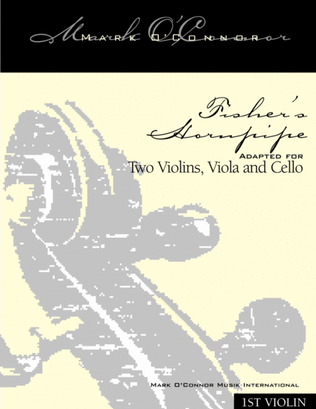 Book cover for Fisher's Hornpipe (violin 1 part - two vlns, vla, cel)