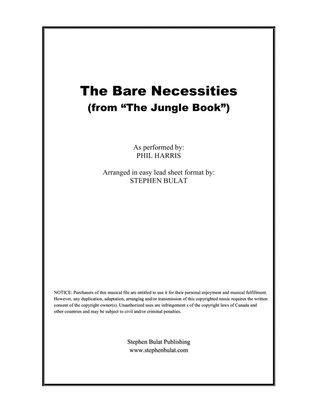 Book cover for The Bare Necessities