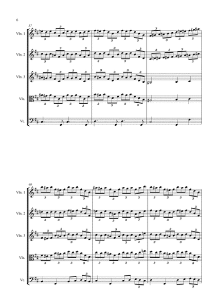 Carol of the Bells (Ukrainian Bell Carol) - Jazz Arrangement for String Quartet image number null