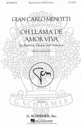 Book cover for Oh llama de amor viva