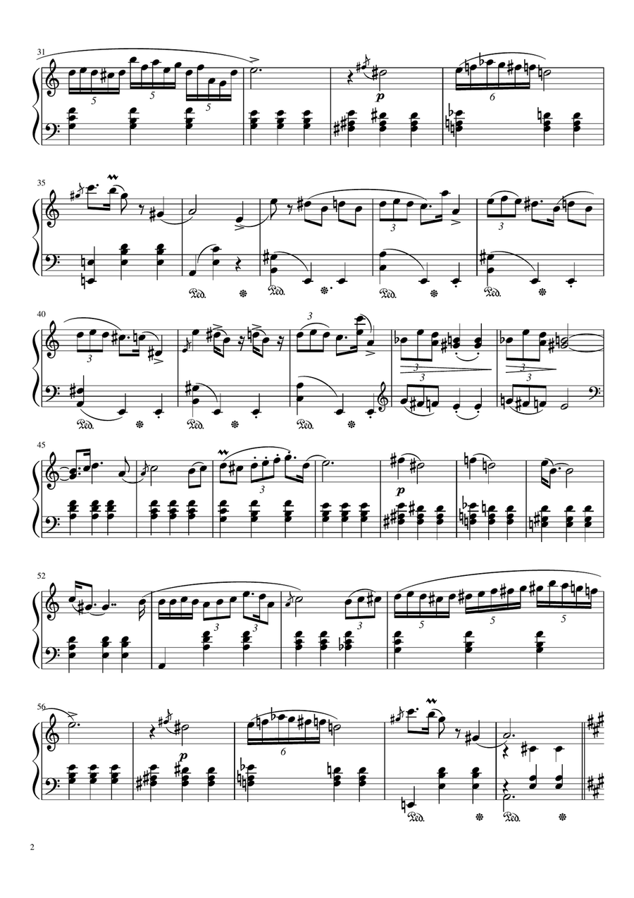 Mazurka, Op. 17, No. 4 Piano Solo scores gallery preview page 2