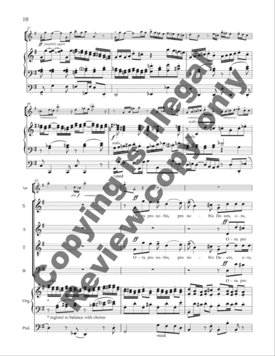 Regina coeli, laetare Regina coeli, laetare 4-Part scores gallery preview page 10