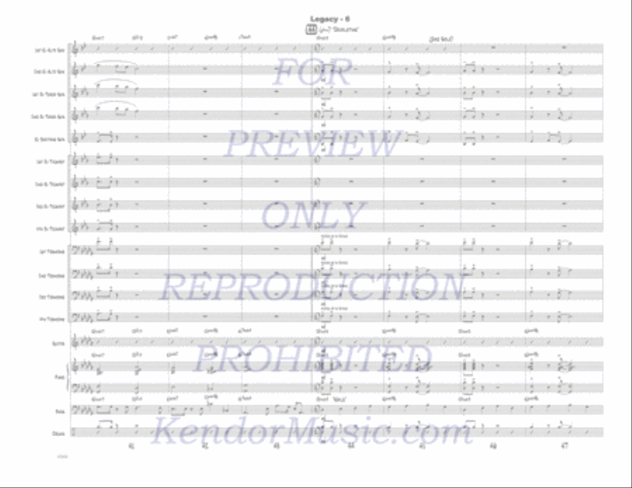 Legacy Jazz Ensemble scores gallery preview page 7