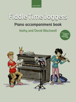 Book cover for Fiddle Time Joggers Piano Accompaniment Book (for Third Edition)
