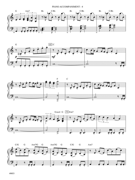 Bach to Rock: Piano Accompaniment