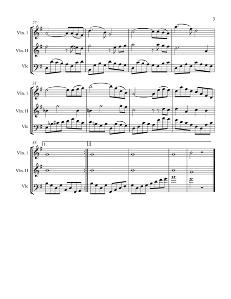 AVE MARIA - BACH/GOUNOD ( string trio - 2 violins and cello )