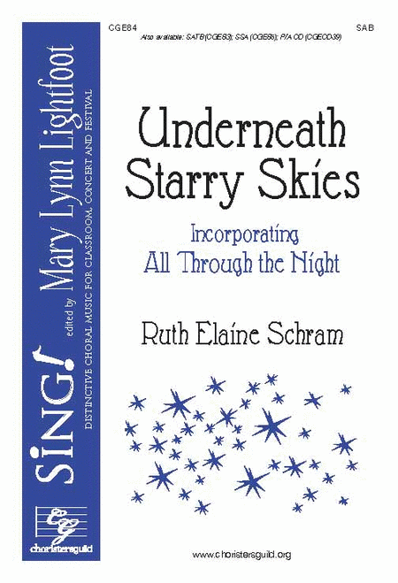 Underneath Starry Skies (Incorporating All Through the Night) - SSA