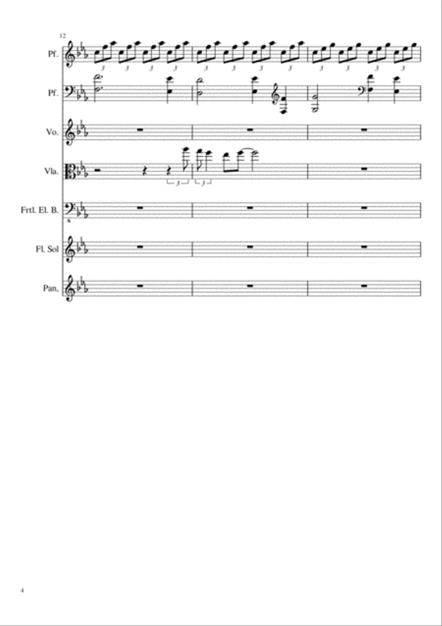 Danza nel tempo Large Ensemble scores gallery preview page 4