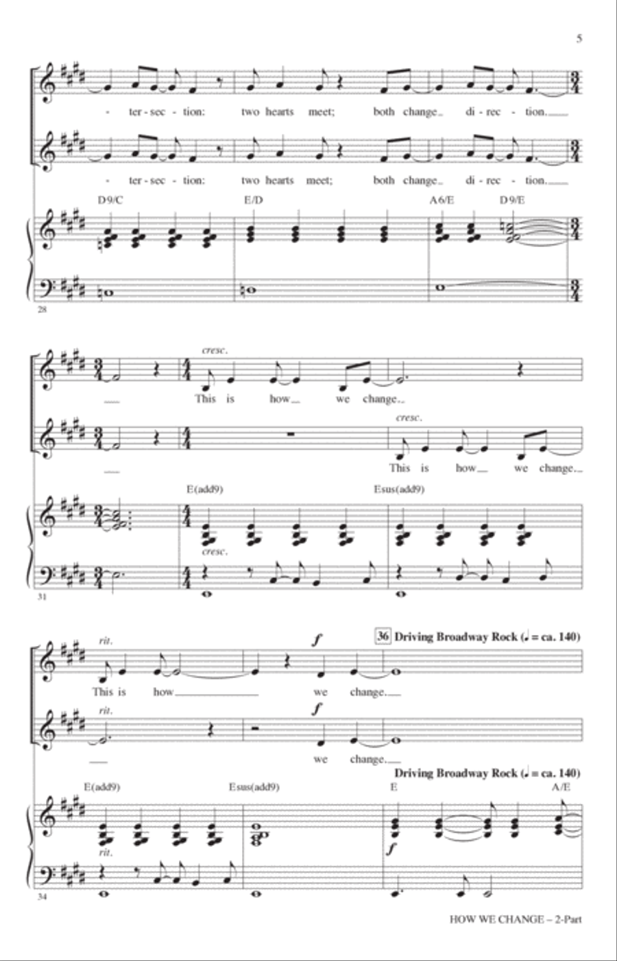 How We Change (Schmigadoon Finale) (from Schmigadoon!) (arr. Roger Emerson) 2-Part scores gallery preview page 4
