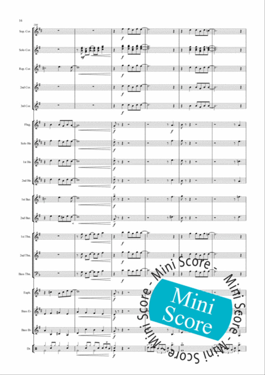 Hangin' On! Brass Band scores gallery preview page 18