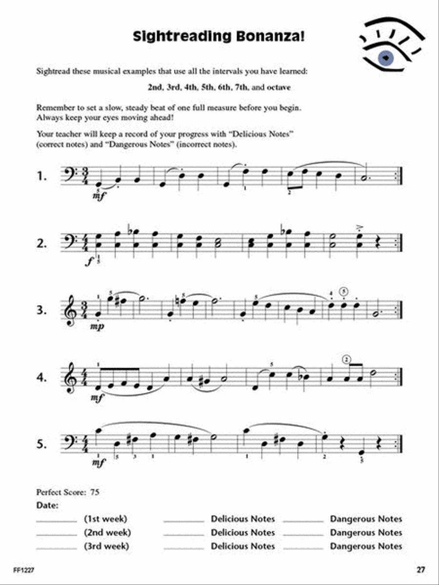 I Can Read Music – Book 3 Piano Method scores gallery preview page 4