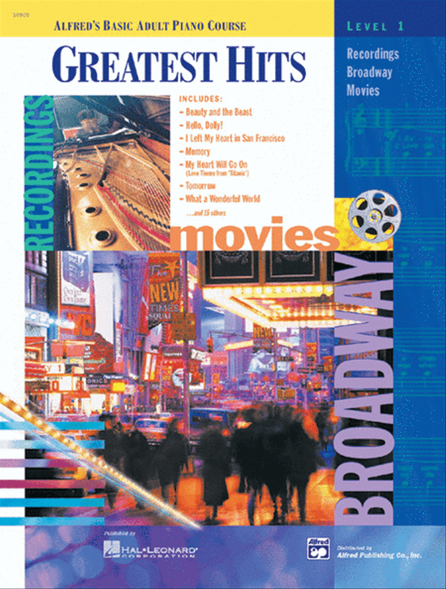 Alfred's Basic Adult Piano Course Greatest Hits, Book 1 Voice scores gallery preview page 1