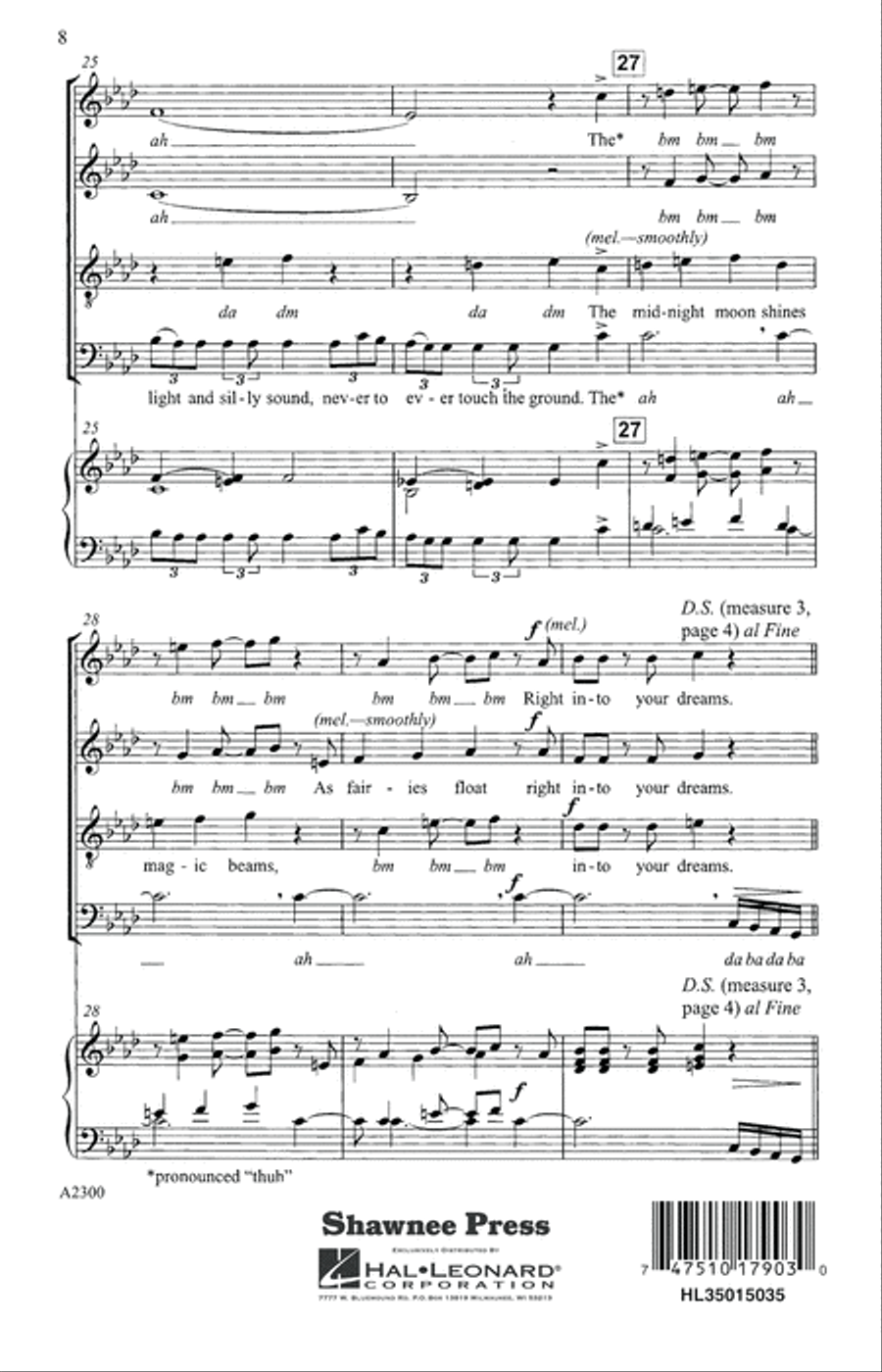 New Dance For The Sugar Plum Fairy (from Tchaikovsky's The Nutcracker Suite) (arr. Michele Weir) 4-Part scores gallery preview page 6