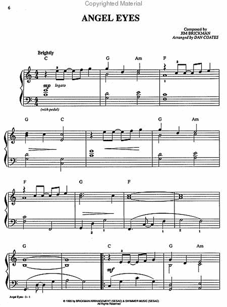 The Best Of Jim Brickman - Easy Piano