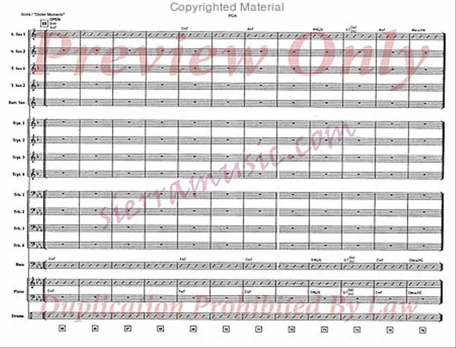 Stolen Moments Big Band scores gallery preview page 9