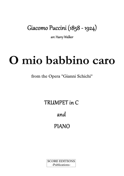 Puccini: O Mio Babbino Caro (for Trumpet in C and Piano) image number null