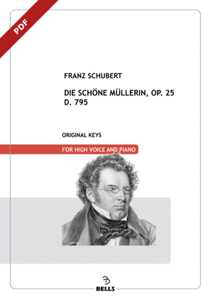 Book cover for Die schone Mullerin, Op. 25 (D. 795)