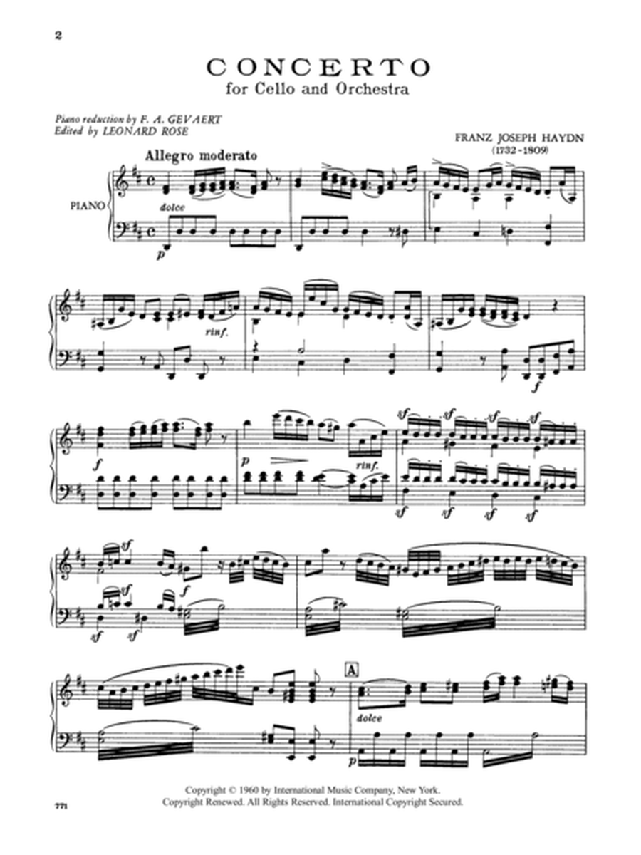 Concerto In D Major, Hob. Viib: No. 2