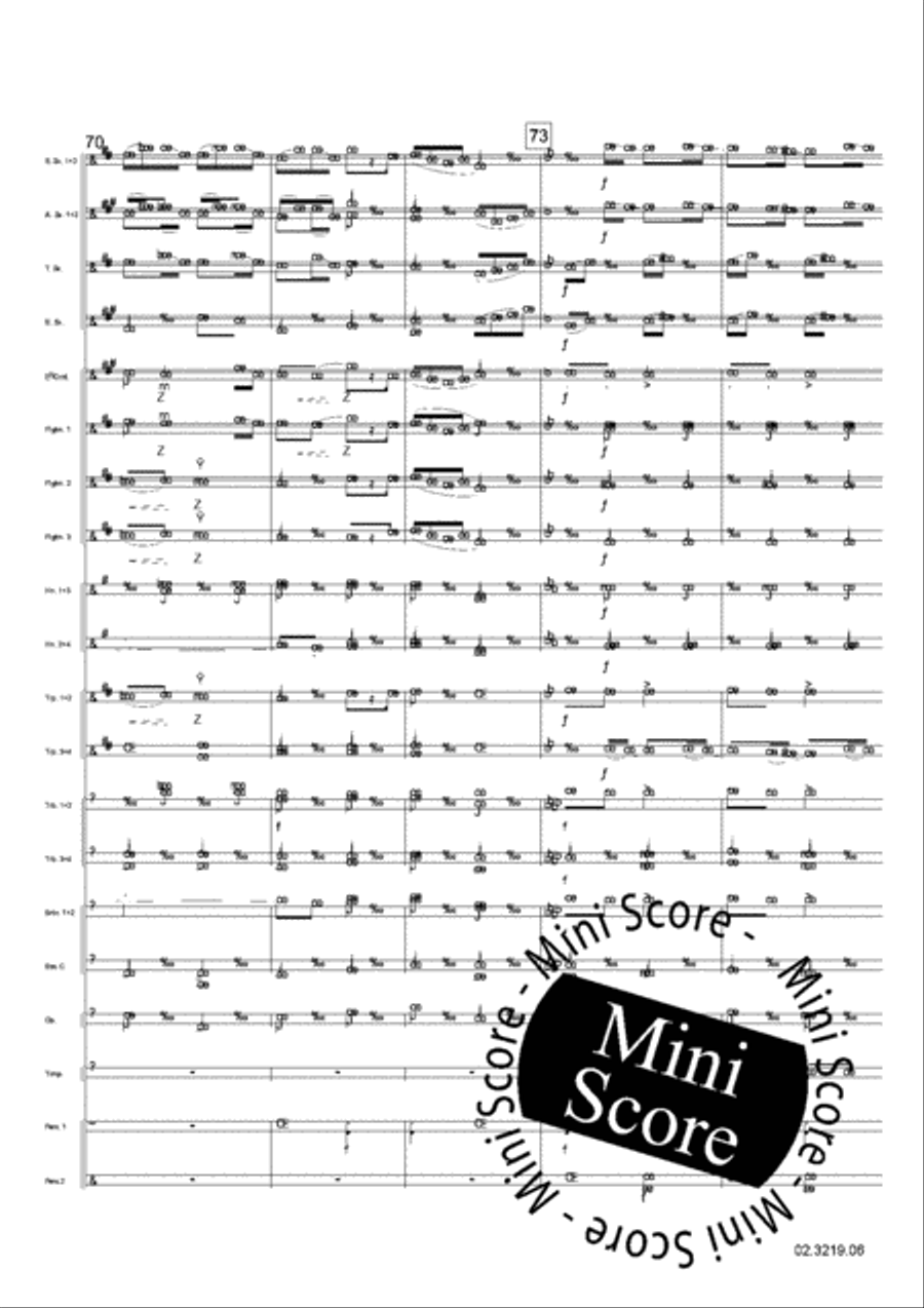 Slavonic Dance no. 13 Fanfare Band scores gallery preview page 19