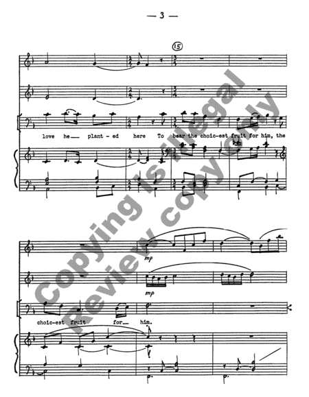 A Vineyard Grows (Full Score and Instrumental Parts)