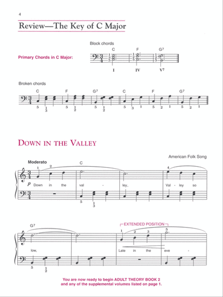 Alfred's Basic Adult Piano Course Lesson Book, Book 2 Piano Method scores gallery preview page 2
