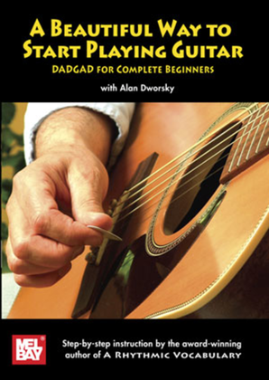 Book cover for A Beautiful Way to Start Playing Guitar DADGAD for Complete Beginners