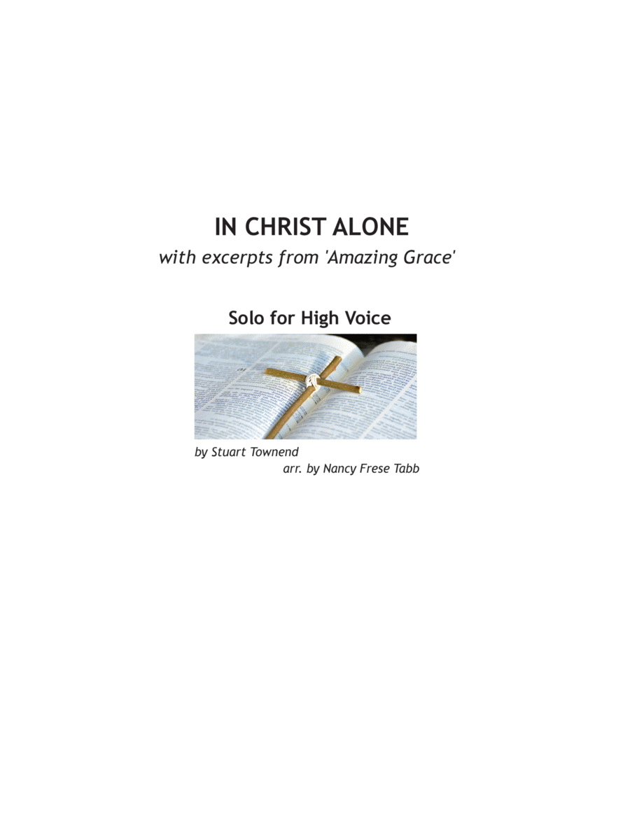 In Christ Alone Soprano Voice scores gallery preview page 1