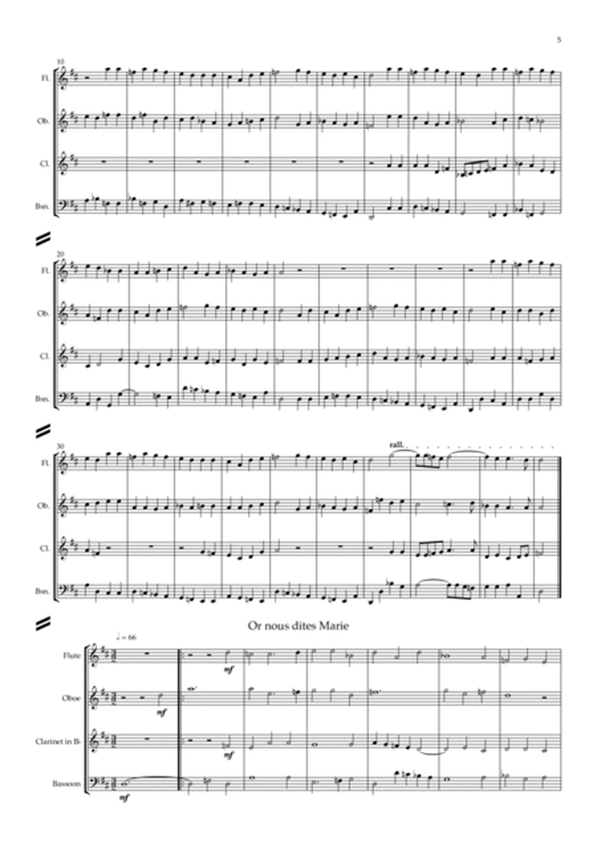 Charpentier: Noëls sur les instruments (Carols on the Instruments) H 534 (Complete) - wind quartet image number null