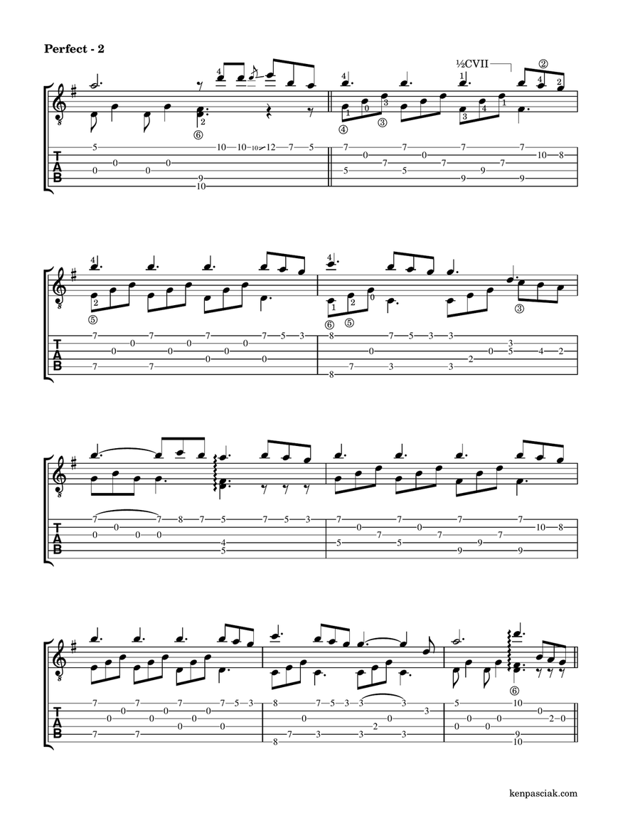 Perfect Acoustic Guitar scores gallery preview page 3