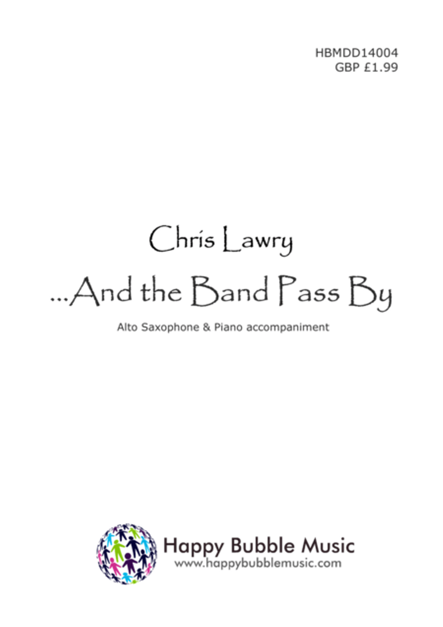 And the Band Pass By - for Alto Saxophone & Piano (from Scenes from a Parisian Cafe) Alto Saxophone scores gallery preview page 1
