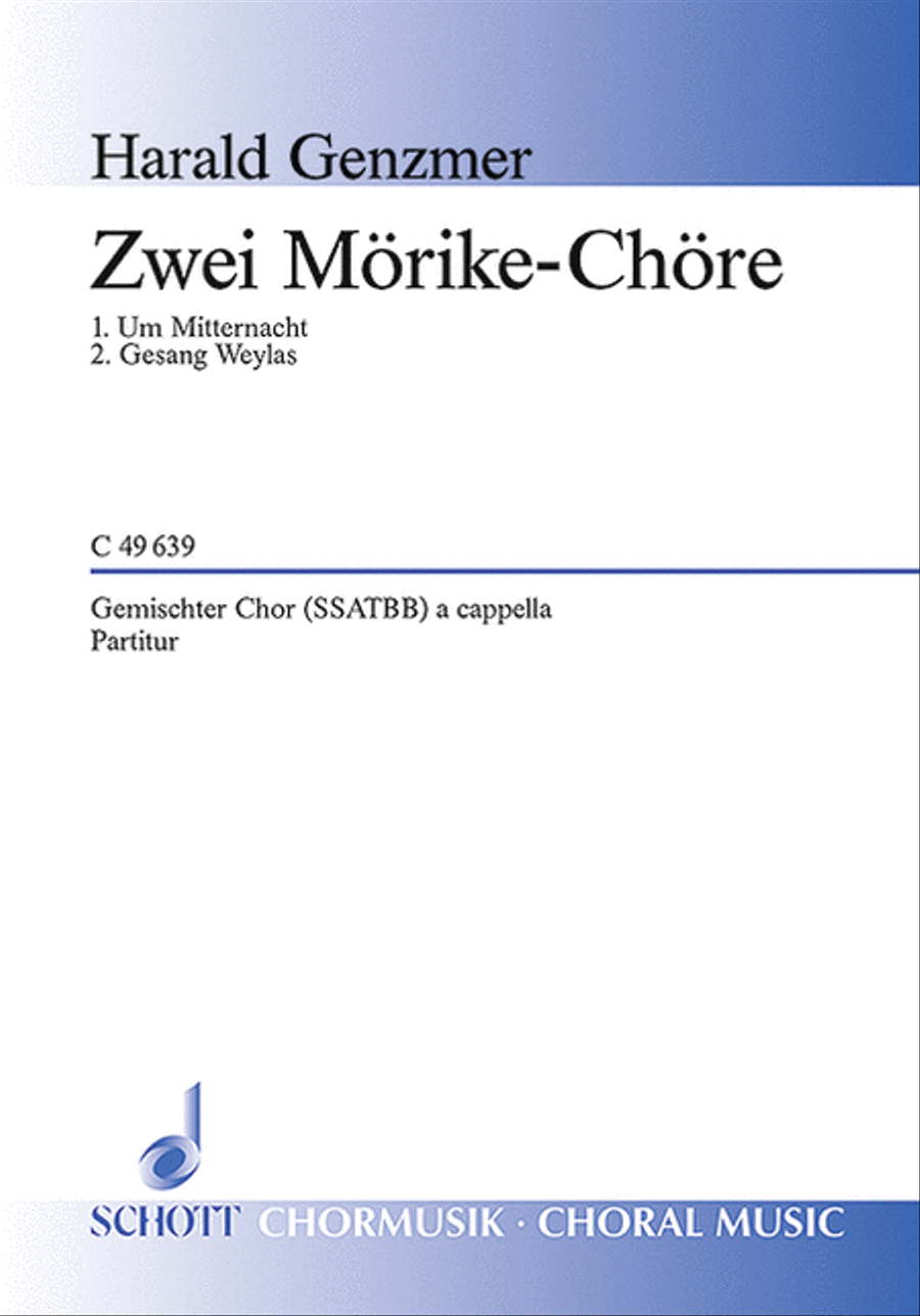 Moerike Choere 2 Ssatbb 4-Part scores gallery preview page 1