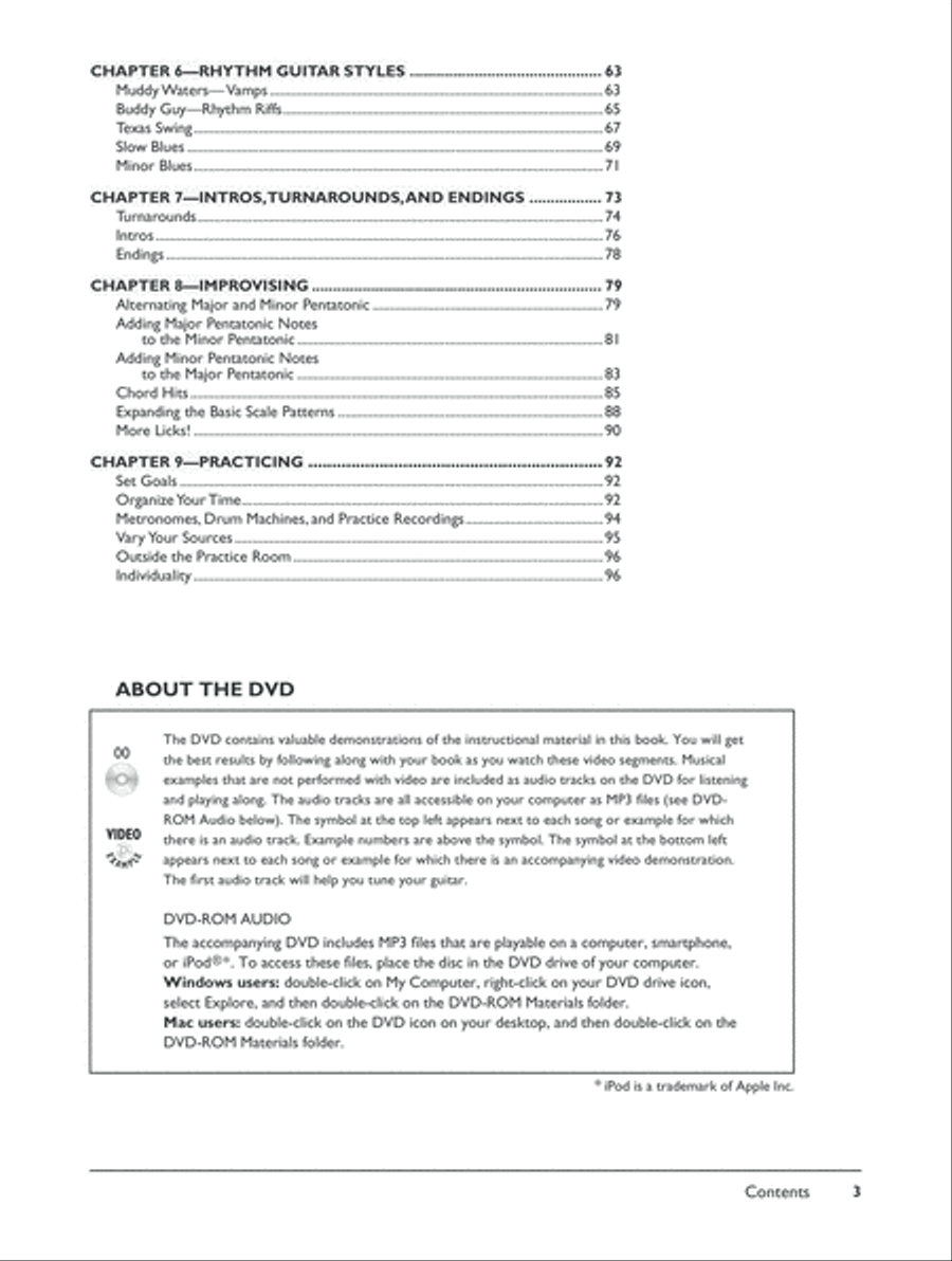 Complete Blues Guitar Method Electric Guitar scores gallery preview page 10