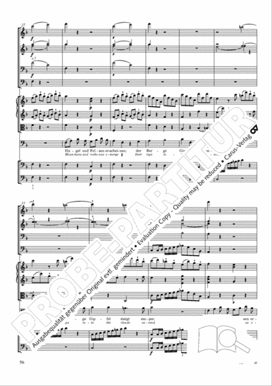 The Creation (Die Schopfung) 4-Part scores gallery preview page 76