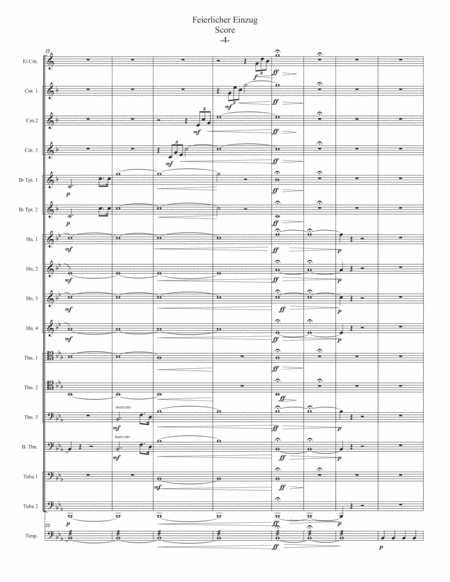 Feierlicher Einzug by Richard Strauss for Brass Ensemble image number null