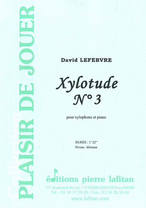 Book cover for Xylotude N° 3