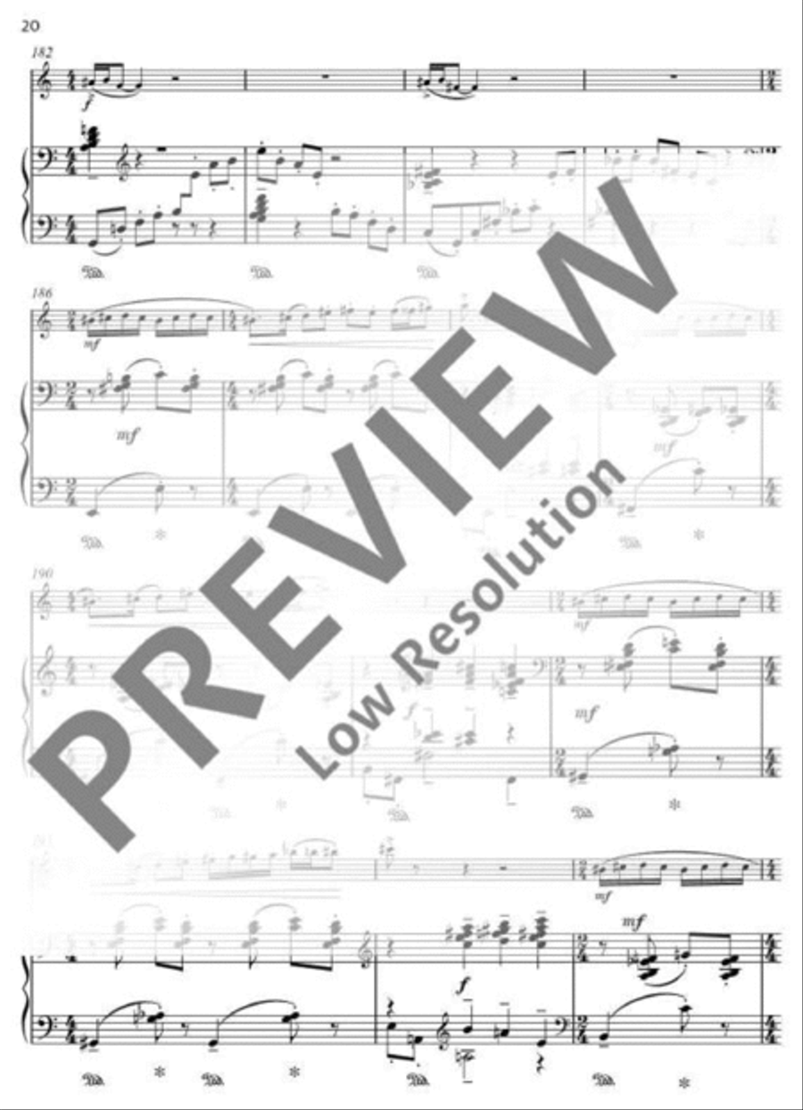 Our Lady's Minstrel B-Flat Clarinet scores gallery preview page 21