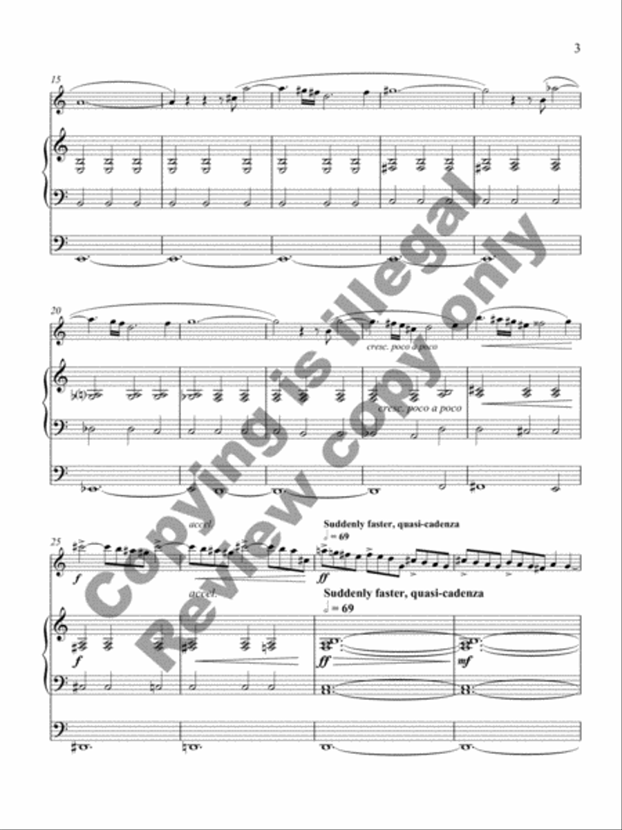 Aria and Fugue Soprano Saxophone scores gallery preview page 4