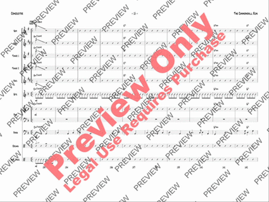 The Cannonball Run The Cannonball Run Jazz Ensemble scores gallery preview page 18