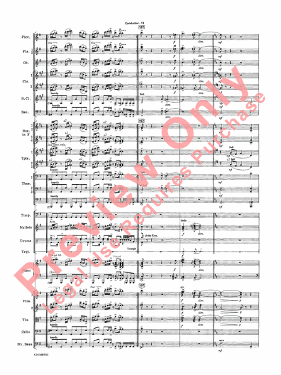 Themes from 007 Full Orchestra scores gallery preview page 22